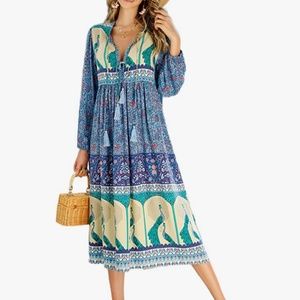 Boho Chic Maxi dress! Size Small